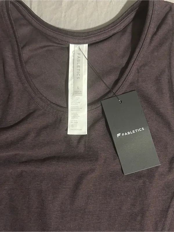 Fabletics Tank Midi Dress in Deep Plum - Image 2