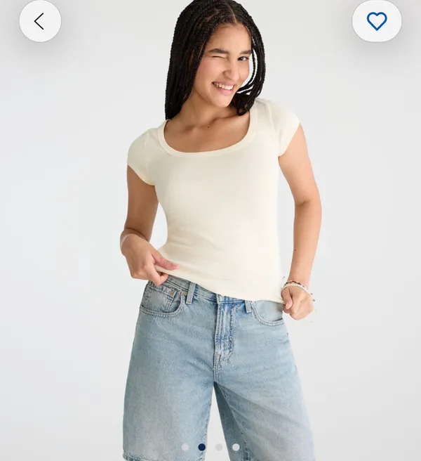 Aeropostale Super Soft Scoop Neck Tee - Image 2