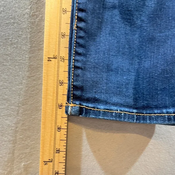 646 |‎ American Eagle Skinny Mid Rise Stretch Denim Jeans Dark Wash Womens 8 - Image 4