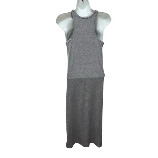 Allbirds Ribbed Maxi Dress Racerback Active Stretch Wool Blend S Gray Summer - Image 5