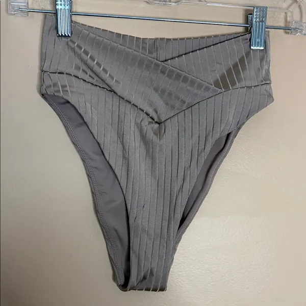aerie Tan Ribbed Bikini-2 piece - Image 7