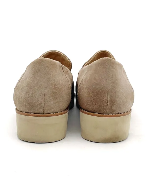 Vionic Kensley Loafers Women’s Size 7.5 Taupe Suede Lug Sole Comfort Shoes - Image 10