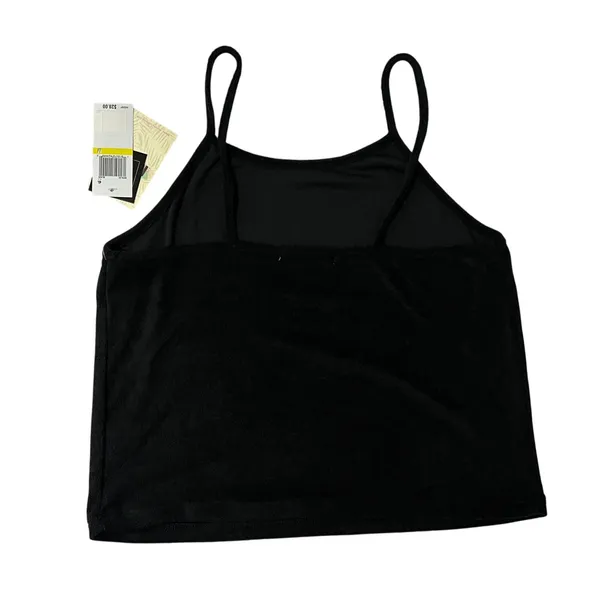 Miken Swim (M) Cami Strap Terry Cloth Cropped Tank Top Vacation Beach Coverup - Image 7