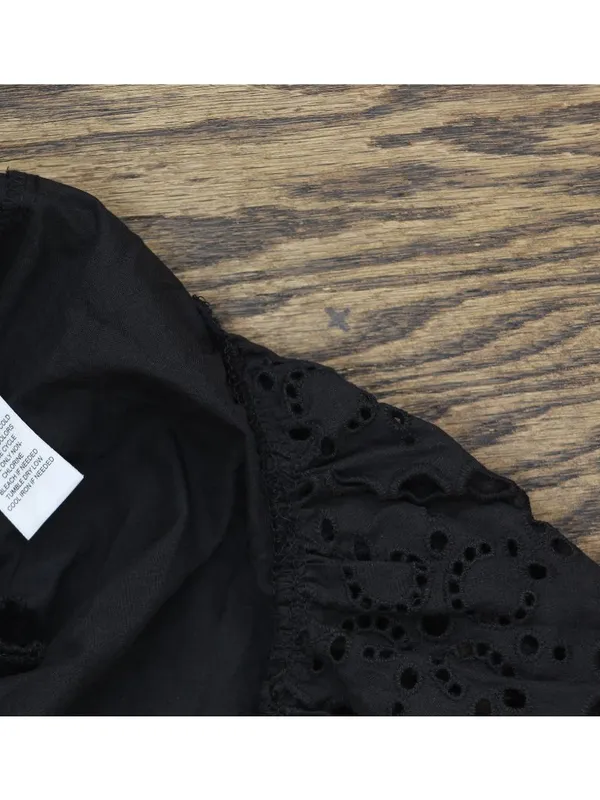NWT Dotti Off-The-Shoulder Flounce Cover-Up Dress 85381 Black S - Image 4