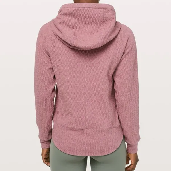Lululemon Catch‎ a Moment Zip Hoodie Sweatshirt in Heathered So Merlot Size 2 - Image 4