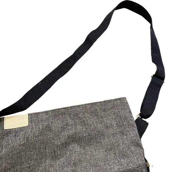 Leed's Foldover Tote Bag Shoulder Bag Gray Blue Netsuite NSW 14 Accenture Pocket - Image 8