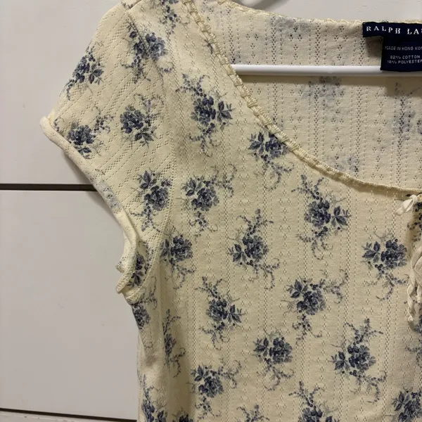 Vintage Ralph Lauren Floral Cottage Core Top - Image 4