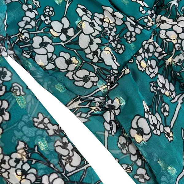 House‎ of Harlow 1960 x REVOLVE Vaida Mini Dress in Teal Floral Multi - Image 9