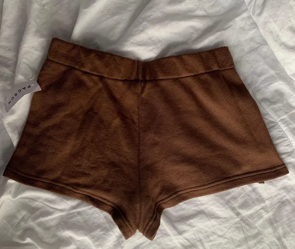 PacSun brown  sweatshorts - Image 5