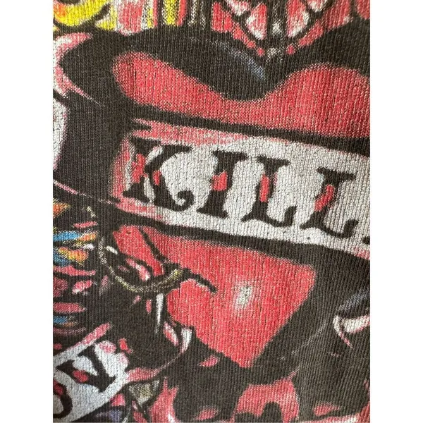 Vintage Y2K Ed Hardy Irregular cotton short sleeve T-shirt sz M women’s 90’s edg - Image 5
