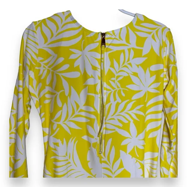 Kate Spade Long Sleeve One Piece Sz M‎ Swim Suit Rash Guard Paddle Bathing Suit - Image 3