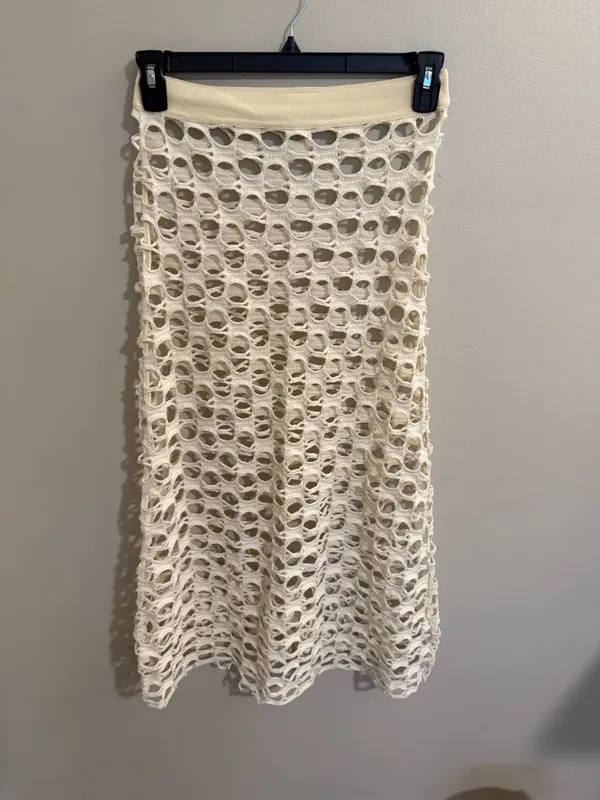 Zara Mesh Midi Skirt - Image 4
