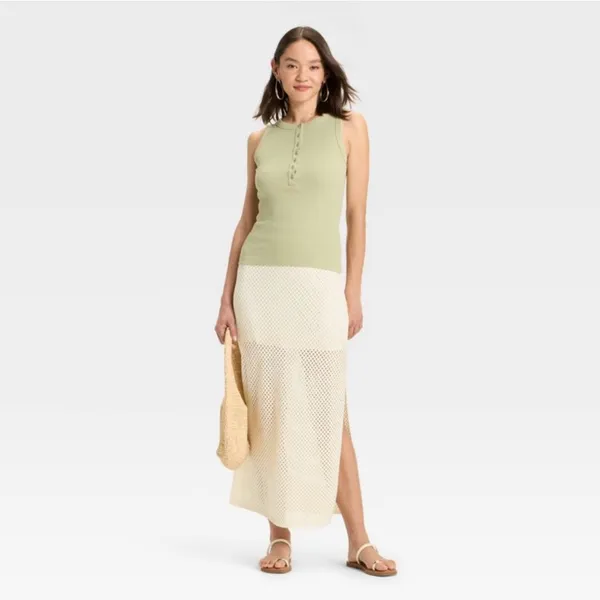 Universal Thread‎ Cream Maxi Sweater Skirt - Image 6