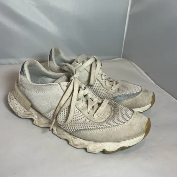 Sorel Kinetic Lite White Lace Up Athletic Sneakers - Image 6