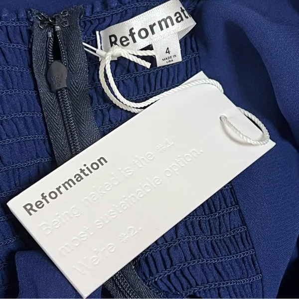 ⚡️Reformation Twilight Dress in Danube, Size 4, NWT - Image 12