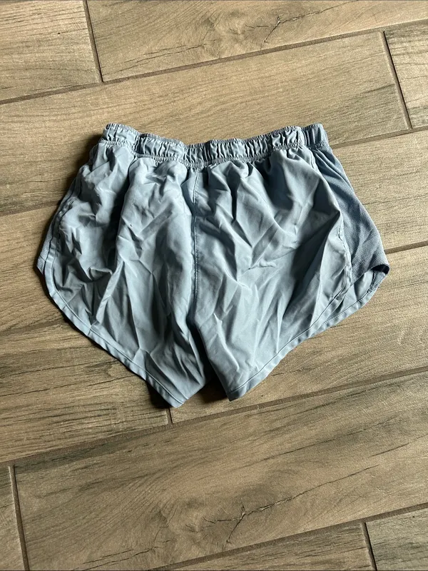 Nike Women's Light Blue Athletic Running Shorts - Image 4
