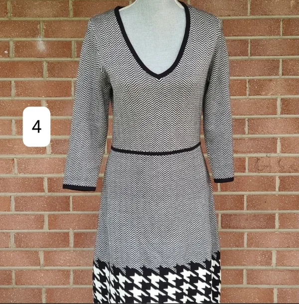 Nine West Short Sleeve Sweater Dress - Image 2