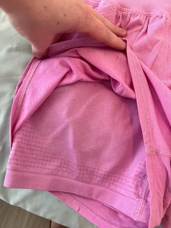 Gymshark Light Pink Workout Shorts - Image 4