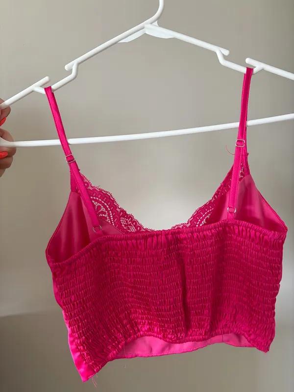 Princess Polly Pink Top Crop - Image 3