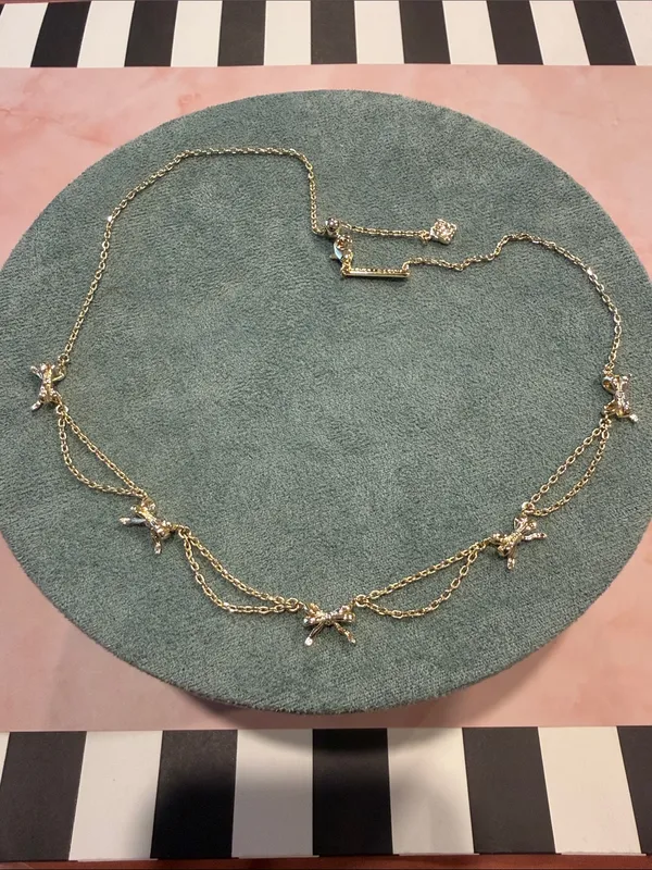 Kendra Scott | Gold Bow Strand Station Necklace - Image 2