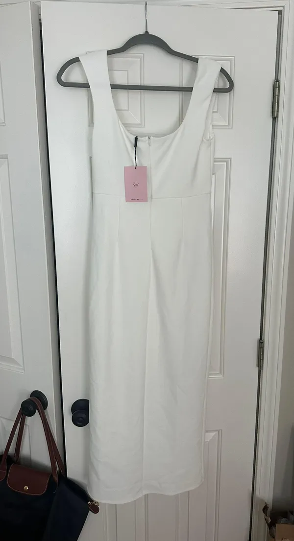 Hello Molly White Mid Dress - Image 10