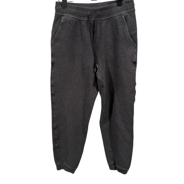 Lululemon‎ Ribbed High-Rise Jogger 25" *7/8 Length Heathered Black 6 - Image 6
