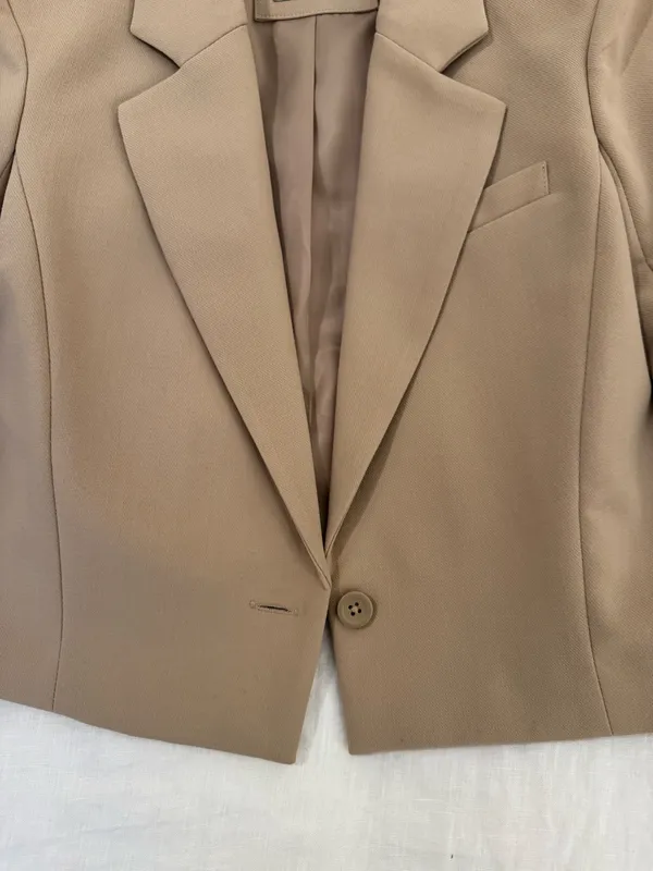 Abercrombie Tan Blazer - Image 3