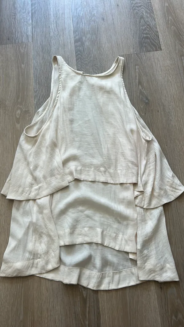 Free People Flowy Tank White - Image 3