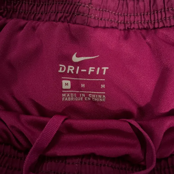 Nike Women's Dri-Fit Tempo Lined Running Shorts Purple Magenta with Pink Trim - Image 4