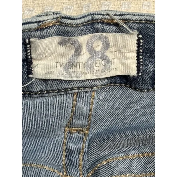 Free People Skinny Jeans Women's 28 Light Wash Stretch Ankle Denim - Image 5