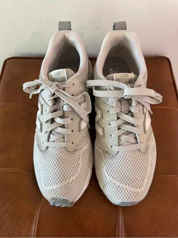 New Balance 009 V1 Light Cliff Gray/White Women’s Size 8.5 Sneakers - Image 4