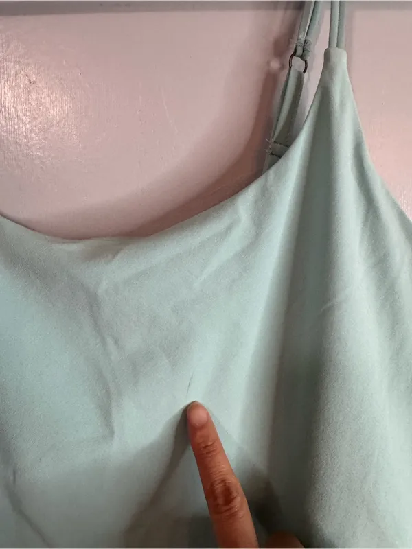 Abercrombie & Fitch Spaghetti Straps Mint Green Mini Dress Size Small - Image 6