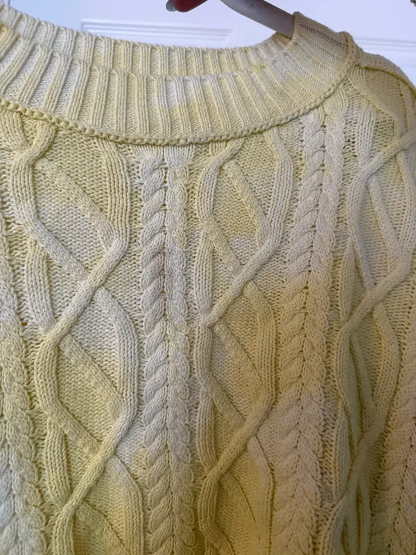 Free People Oversized Knit Sweater - Image 4