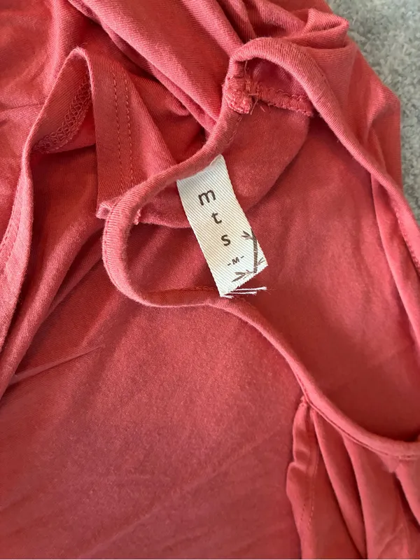 mts Coral Long Sleeve Lightweight Women's Top Size Medium Large Keyhole Back - Image 4