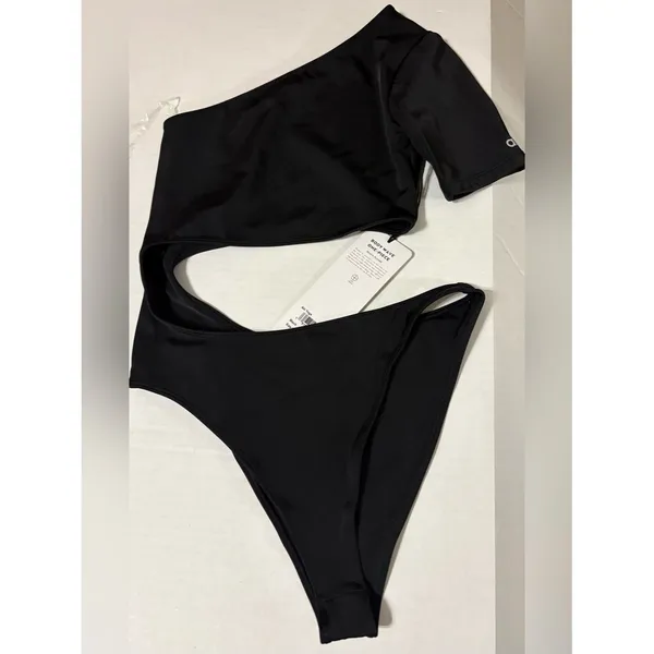 Sold out body wave ALO one piece swimsuit bodysuit xxs black - Image 3