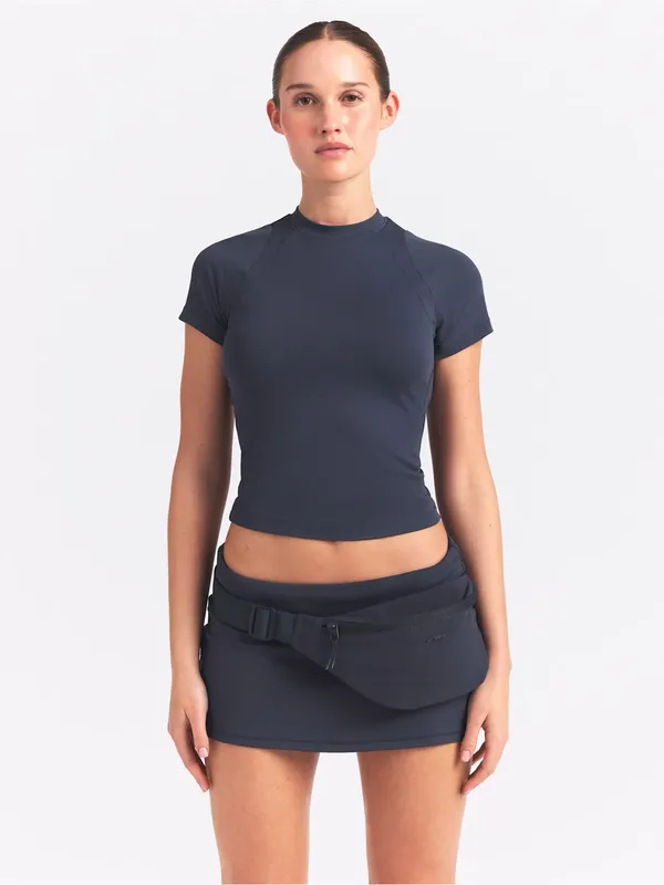 NWT Nike Skims Airy Baby tee size xl in deep royal - Image 5