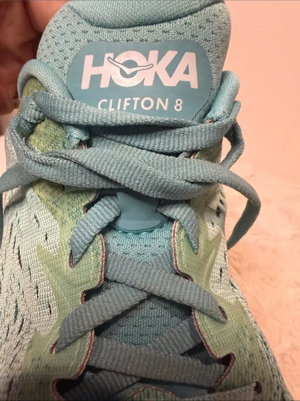 Hoka One One Clifton 8 Aquarelle/Eggshell Women’s Running Sneakers Size 7.5B - Image 4