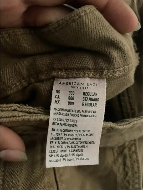 American Eagle Pants 000 Super High Rise Wide Leg Carpenter - Image 4