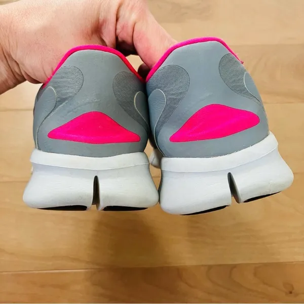 Nike Free Run 5.0 Gray Pink Athletic Shoes Running Sneaker Tennis Shoe 7 - Image 11