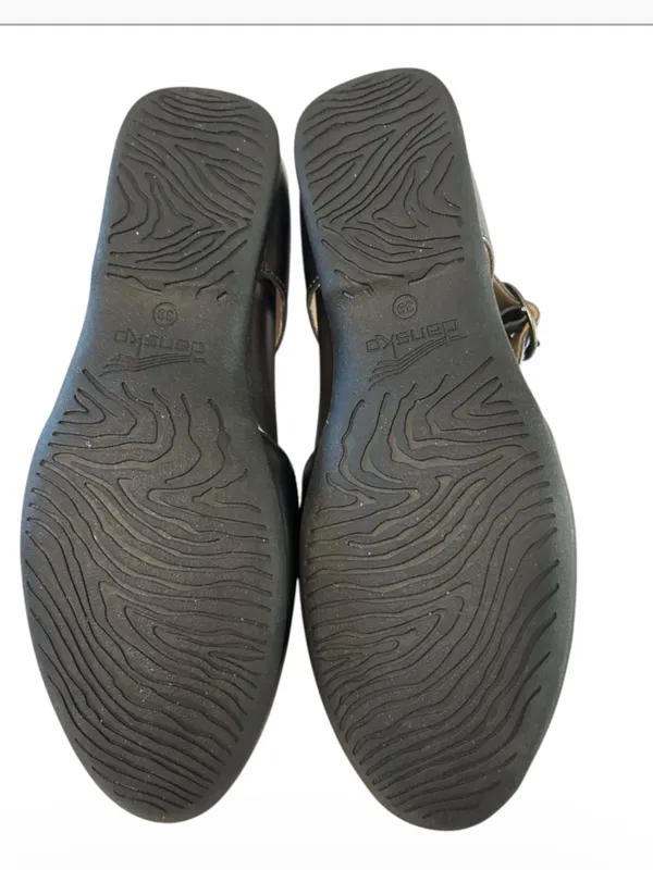 Dansko Liv Mary Jane Flat, Black/Pewter, Size EY39/US8.5-9, NWOT - Image 7