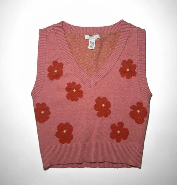 Tilly's Floral Sweater Vest - Image 2