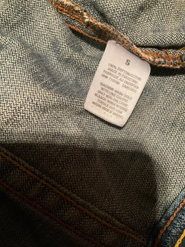 American Eagle Outfitters Medium-Wash Denim Jacket Sz. S - Image 4