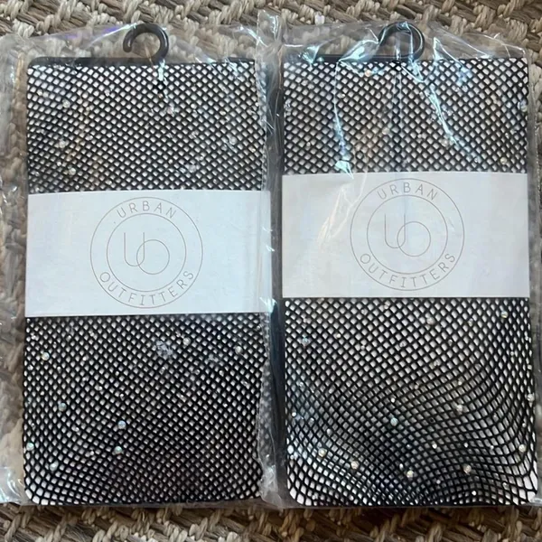 Bundle of 2 urban outfitters rhinestone tights - Image 2
