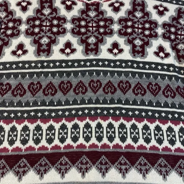 Carriage Court Crewneck‎ Tunic Sweater Womens Size Small Nordic Faire - Image 2