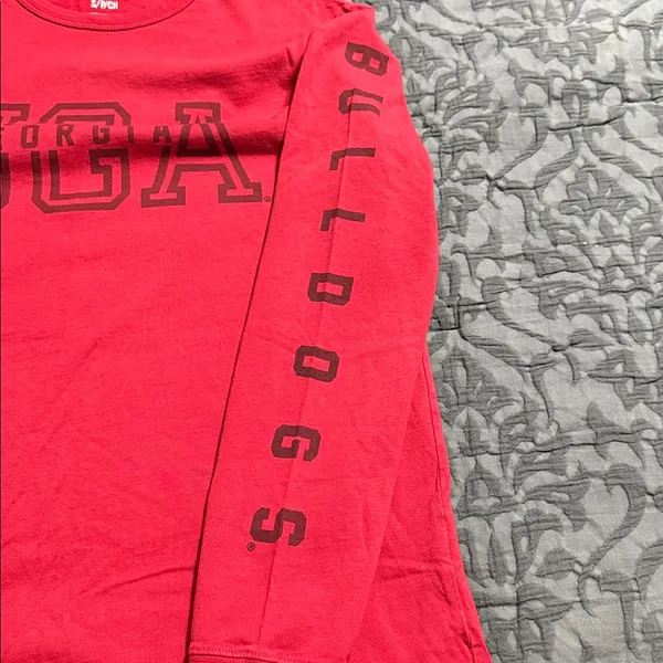 Tailgate women’s size small long sleeve t-shirt Georgia Bulldogs football - Image 6
