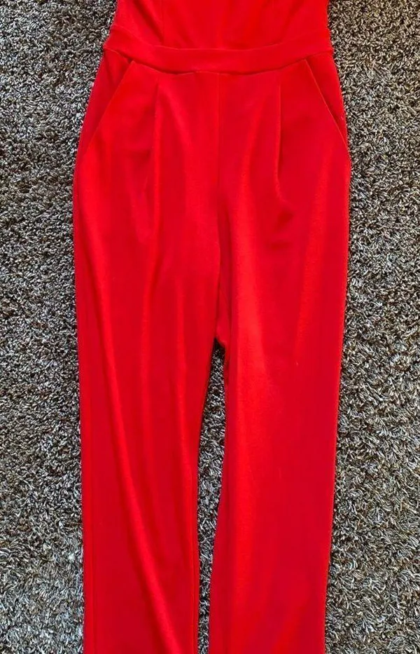 EXPRESS Red Jumpsuit - Image 5