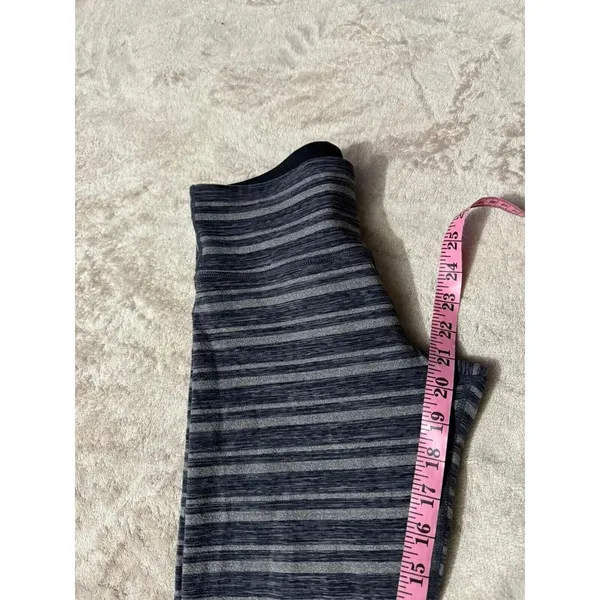 Lululemon Women's Wunder Under Crop III Space‎ Dye Twist Sapphire Blue Size 6 - Image 8