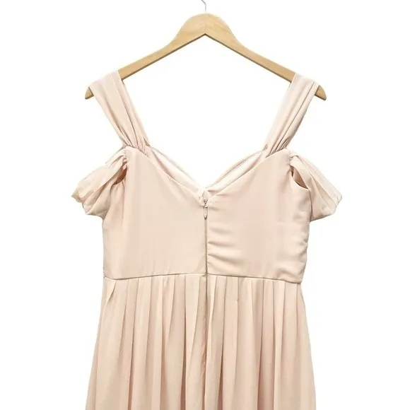 NEW Lulus Make Me Move Blush Pink Formal Floor Length Maxi Dress Size Large NWOT - Image 6