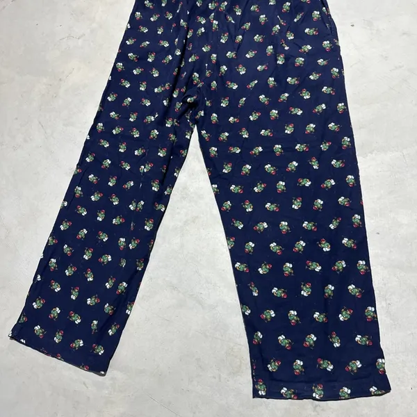 VTG Men's POLO by RALPH LAUREN SZ XL POLO BEAR AOP COTTON LOUNGE PAJAMA PANTS - Image 10