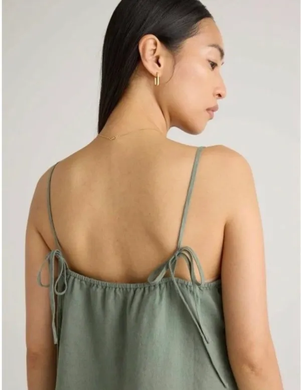 Quince Linen Spaghetti Strap Mini Dress - Image 2
